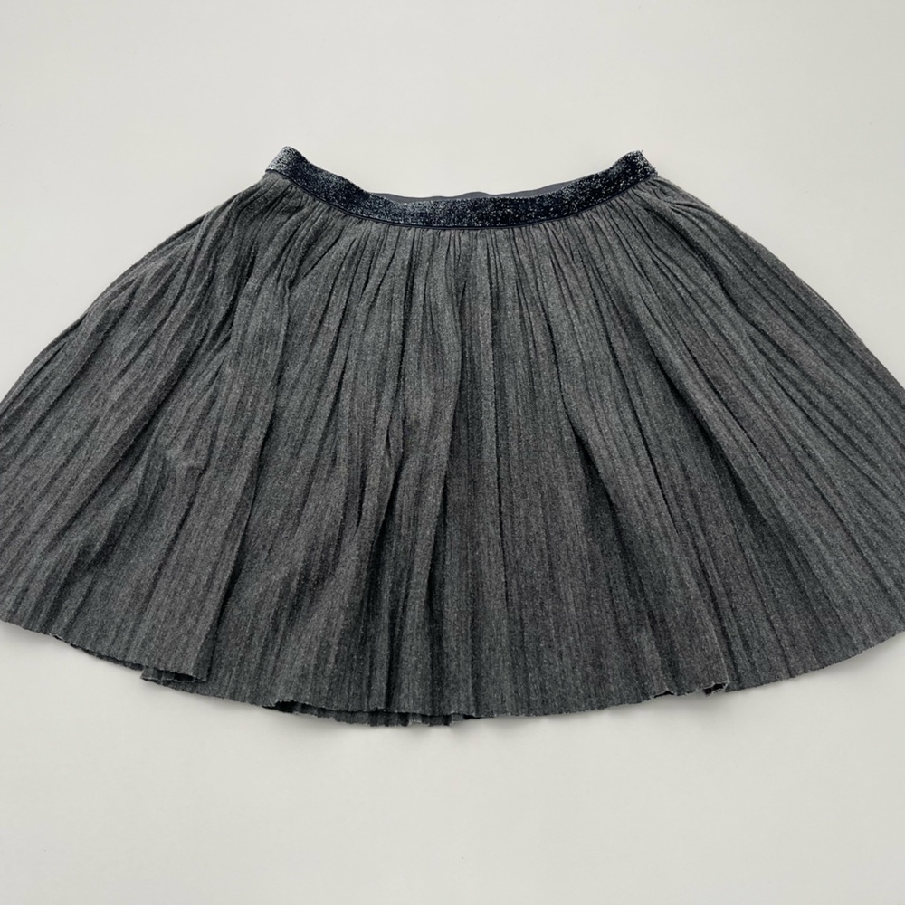 OshKosh B'gosh Gray Micro pleated Skirt Sz 6